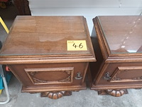 Lot 46 - koppel nachtkastjes - afbeelding 4 van  4