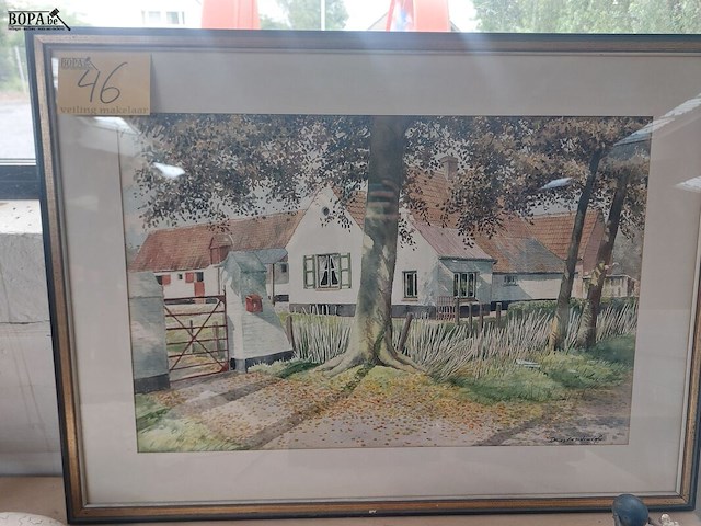 Lot 46 - schilderij get dries vandeweghe - afbeelding 1 van  2