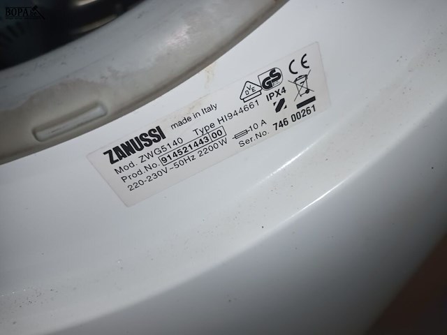 Lot 46 - wasmachine zanussi - afbeelding 4 van  4