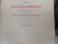 Lot 460 - boeken west-vlaanderen. 3 stuks - afbeelding 2 van  3
