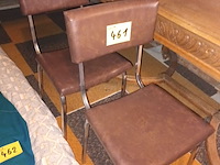 Lot 461 - stoelen. 2 stuks - afbeelding 2 van  2