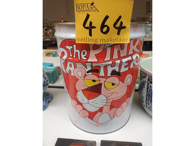 Lot 464 - vuilnisbak pink panther - afbeelding 2 van  3