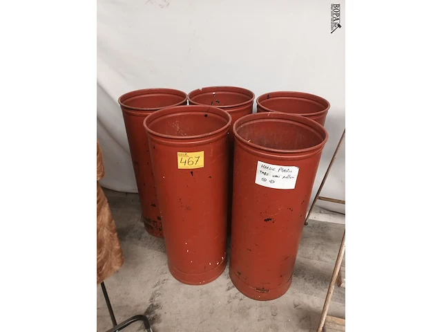 Lot 467 - industriële tonnen. 5 stuks - afbeelding 1 van  3