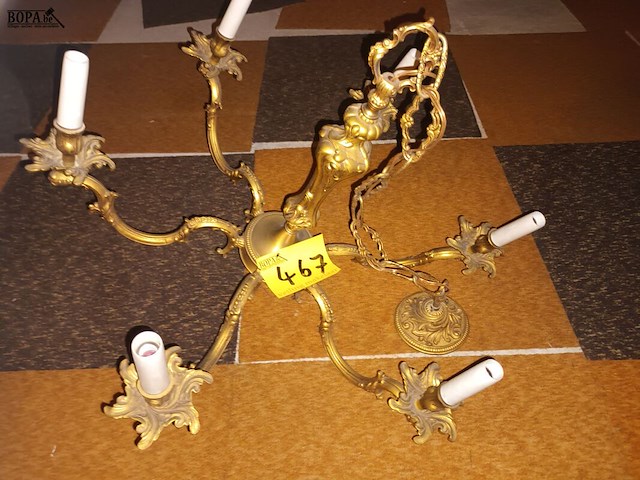 Lot 467 - luster in koper - afbeelding 1 van  3