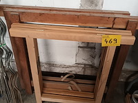 Lot 469 - houten schragen. 4 stuks - afbeelding 1 van  3