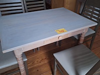Lot 469 - tafel met 6 stoelen - afbeelding 2 van  3