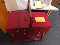 Lot 47 - accordeon naaikistje - afbeelding 4 van  4