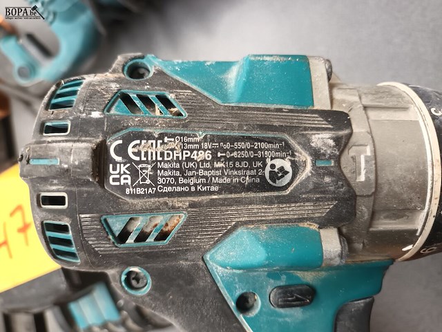 Lot 47 - accu schroefboormachine makita - afbeelding 3 van  4