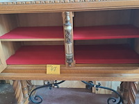 Lot 47 - antieken belgische barkast in massief eikenhout - afbeelding 4 van  5