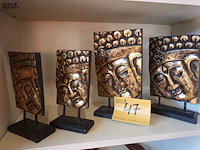 Lot 47 - boeddha deco. 4 stuks - afbeelding 1 van  3