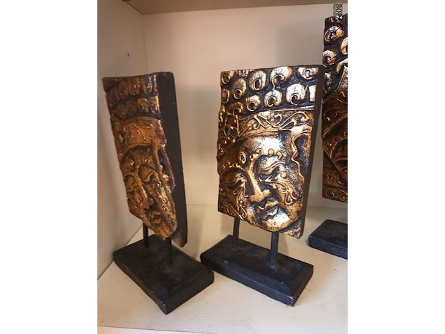 Lot 47 - boeddha deco. 4 stuks - afbeelding 2 van  3