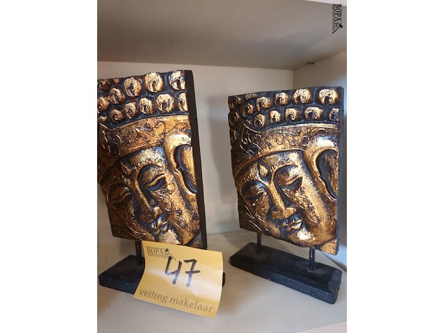 Lot 47 - boeddha deco. 4 stuks - afbeelding 3 van  3
