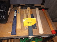 Lot 47 - hamers. 7 stuks - afbeelding 1 van  3