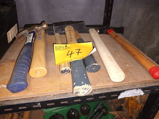 Lot 47 - hamers. 7 stuks - afbeelding 3 van  3