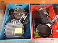 Lot 47 - kookpotten en pannen. - afbeelding 1 van  6
