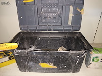 Lot 47 - materiaalkoffer stanley met inhoud - afbeelding 2 van  5