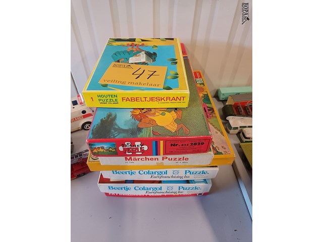 Lot 47 - puzzels. 7 stuks. - afbeelding 1 van  8