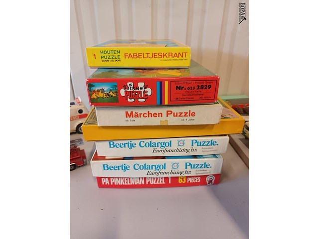 Lot 47 - puzzels. 7 stuks. - afbeelding 2 van  8
