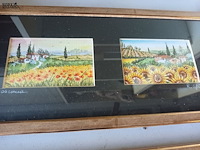 Lot 47 - schilderij toscane. 3 stuks - afbeelding 4 van  5