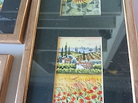 Lot 47 - schilderij toscane. 3 stuks - afbeelding 5 van  5