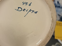 Lot 47 - vazen wit/blauw. 5 stuks - afbeelding 5 van  8