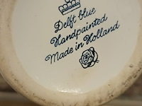 Lot 47 - vazen wit/blauw. 5 stuks - afbeelding 6 van  8