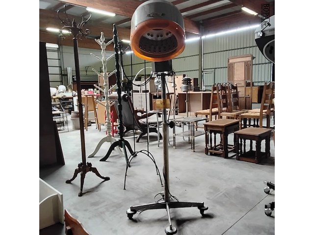 Lot 47 - vintage haardroger - oranje - merk la reine - afbeelding 1 van  3