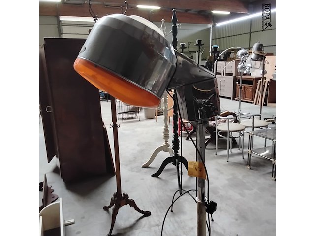 Lot 47 - vintage haardroger - oranje - merk la reine - afbeelding 2 van  3