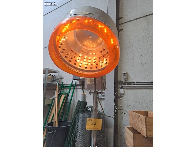 Lot 47 - vintage haardroger - oranje - merk la reine - afbeelding 3 van  3