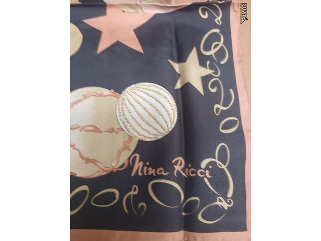 Lot 47 - zijden sjaal nina ricci - afbeelding 3 van  4