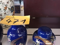 Lot 471 - vazen met goudfazanten. 4 stuks - afbeelding 4 van  4