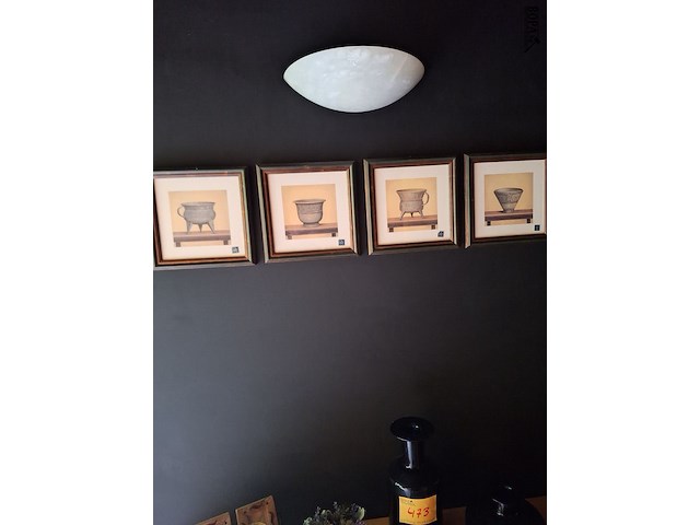 Lot 473 - decoratie en vazen. 6 stuks - afbeelding 2 van  2
