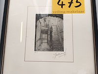Lot 475 - kader traphal - afbeelding 1 van  3