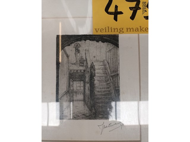 Lot 475 - kader traphal - afbeelding 2 van  3