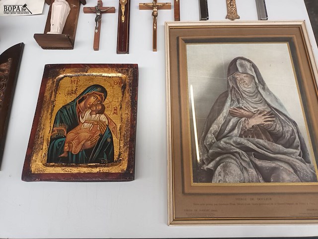 Lot 478 - heiligenbeelden en devotie. 42 stuks - afbeelding 7 van  7