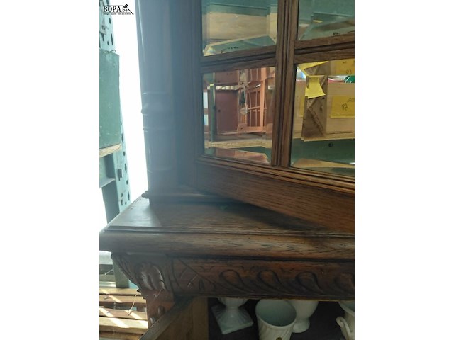 Lot 48 - antieken kast louis xv met spiegelraamdeuren - afbeelding 7 van  7