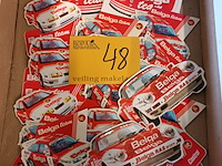 Lot 48 - belga racing stickers. 24 stuks - afbeelding 1 van  4