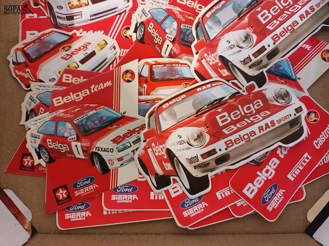 Lot 48 - belga racing stickers. 24 stuks - afbeelding 2 van  4