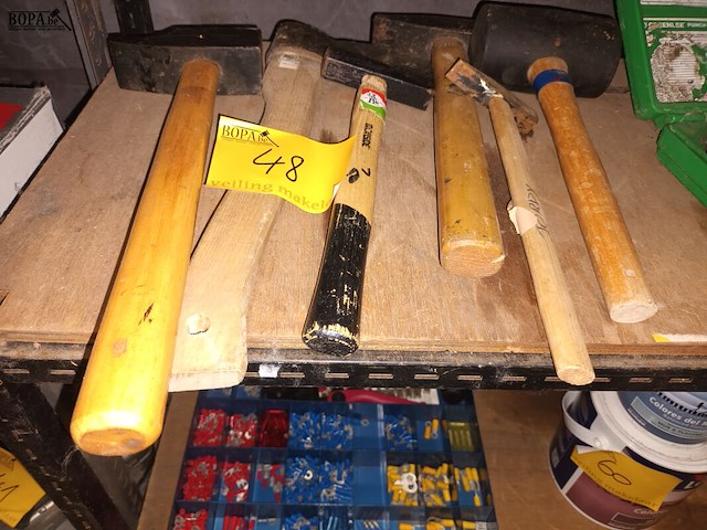 Lot 48 - hamers. 6 stuks - afbeelding 3 van  3