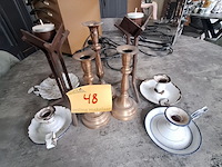 Lot 48 - kaarsen- en theelichthouders. 9 stuks - afbeelding 1 van  1