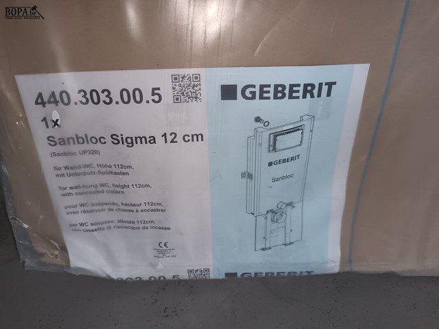 Lot 48 - sanbloc geberit - afbeelding 2 van  2
