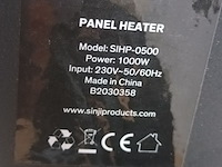 Lot 48 - sinji panel heater. 2 stuks - afbeelding 4 van  5