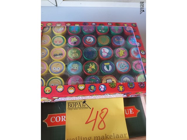 Lot 48 - stempels. 2 doosjes - afbeelding 2 van  2
