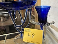 Lot 48 - vintage glazen kunstwerk - poolse glasblazerij