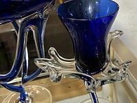 Lot 48 - vintage glazen kunstwerk - poolse glasblazerij - afbeelding 3 van  3