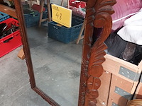 Lot 48 - vintage spiegel houten lijst - afbeelding 4 van  4