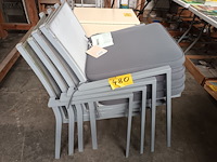 Lot 480 - tuinstoelen bristol met kussens. 4 stuks - afbeelding 1 van  4