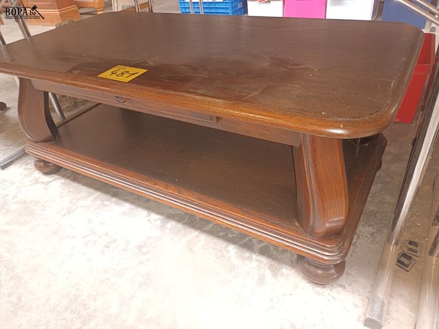 Lot 481 - eiken salontafel - afbeelding 1 van  3