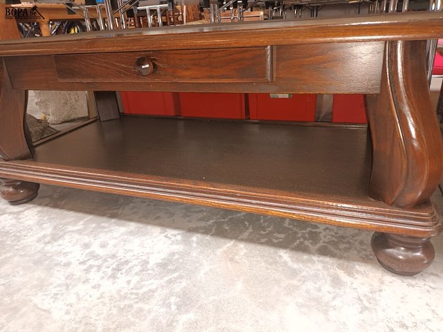 Lot 481 - eiken salontafel - afbeelding 2 van  3