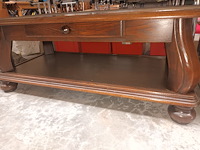 Lot 481 - eiken salontafel - afbeelding 2 van  3